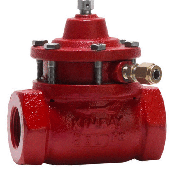 Low Pressure Control Valve, Kimray, 1" Female NPT Through Body Otter