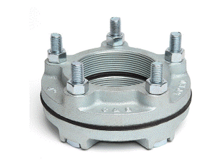 #24 Cast Iron Flange Union (Plated)