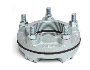 #24 Cast Iron Flange Union (Plated)