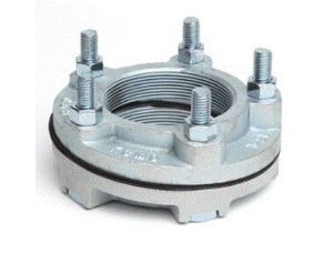 #25 Cast Iron Hillside Flange Union (Plated)