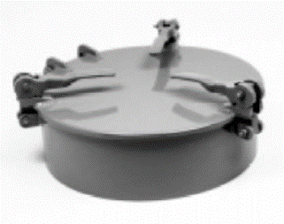 20″ Mild Steel Dome with 3 Clamps (1821)